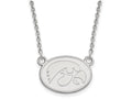 LogoArt Sterling Silver University Of Iowa Small Pendant Necklace