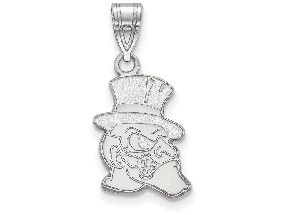 LogoArt Sterling Silver Wake Forest University Medium Pendant Necklace