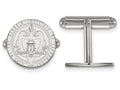 LogoArt Sterling Silver Georgia Institute Of Technology Crest Cuff Link