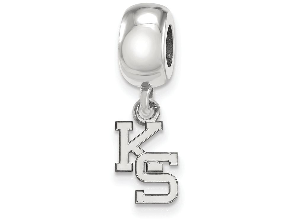 LogoArt Sterling Silver Kansas State University Bead Charm Charm Xs Dangle Bead Charm