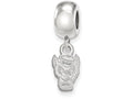 LogoArt Sterling Silver North Carolina State University Bead Charm Charm Xs Dangle Bead Charm