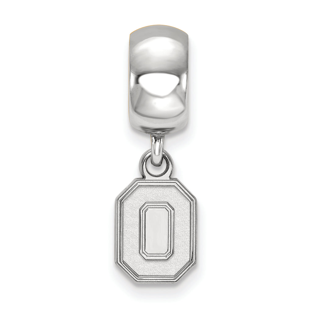 LogoArt Sterling Silver Ohio State University Bead Charm Charm Xs Dangle Bead Charm