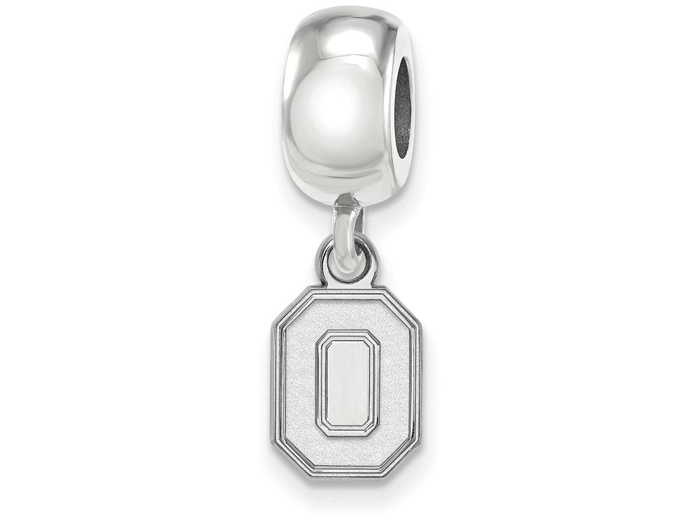 LogoArt Sterling Silver Ohio State University Bead Charm Charm Xs Dangle Bead Charm