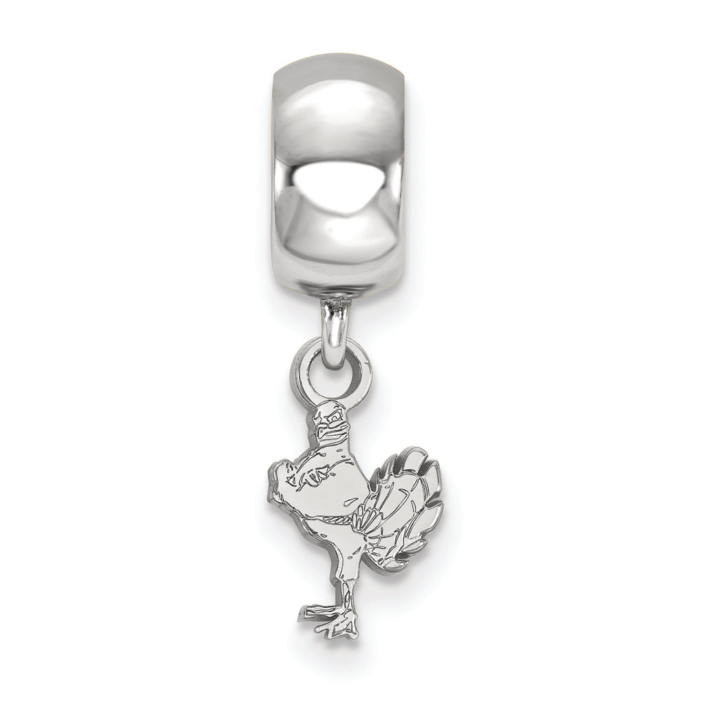 LogoArt Sterling Silver Virginia Tech Bead Charm Charm Xs Dangle Bead Charm