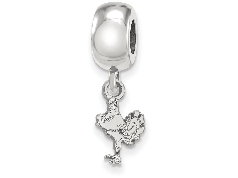 LogoArt Sterling Silver Virginia Tech Bead Charm Charm Xs Dangle Bead Charm
