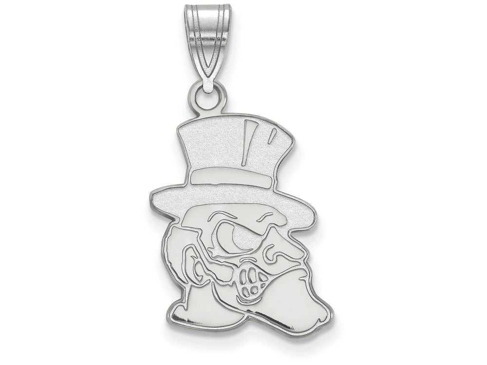 LogoArt Sterling Silver Wake Forest University Large Pendant Necklace