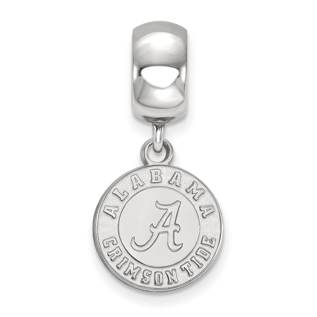 LogoArt Sterling Silver University Of Alabama Bead Charm Charm Small Dangle Bead Charm