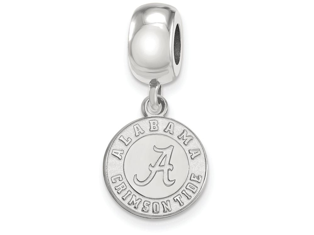 LogoArt Sterling Silver University Of Alabama Bead Charm Charm Small Dangle Bead Charm