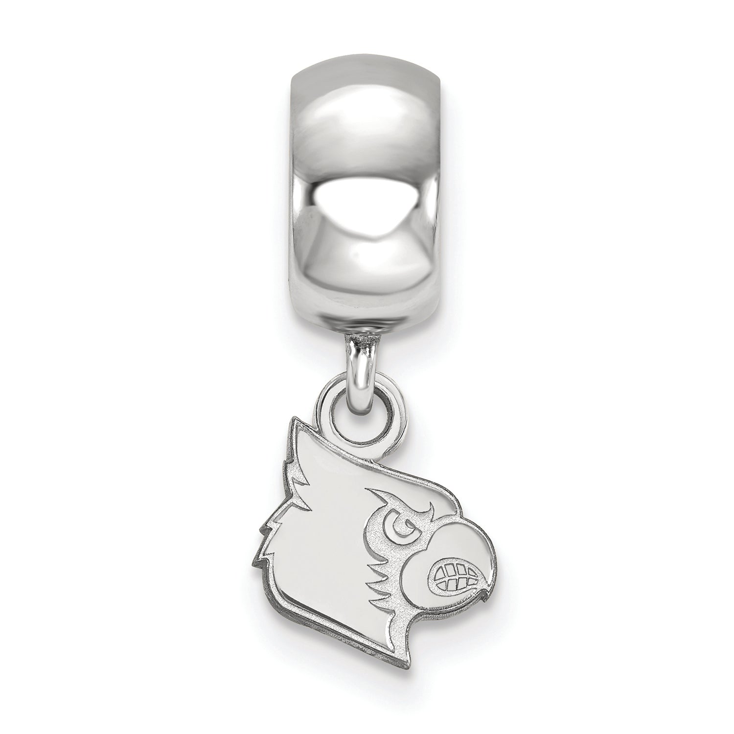 LogoArt Sterling Silver University Of Louisville Bead Charm Charm Xs Dangle Bead Charm