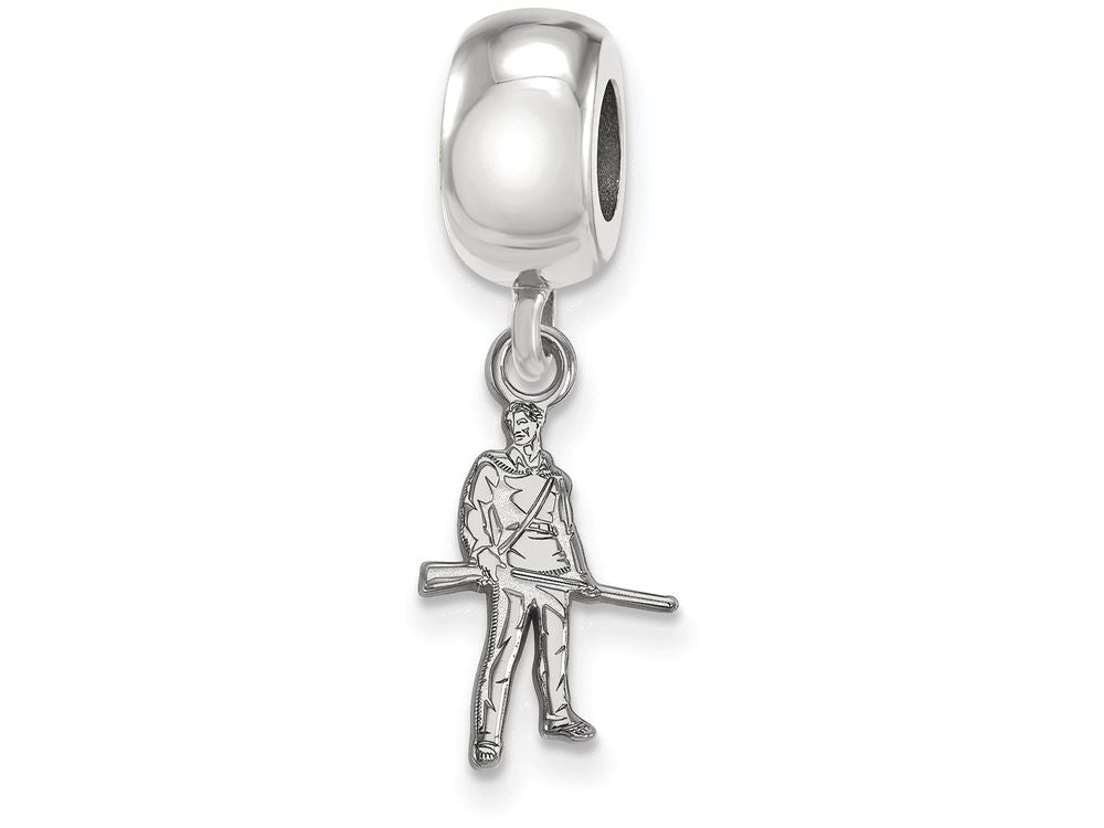 LogoArt Sterling Silver West Virginia University Bead Charm Charm Xs Dangle Bead Charm