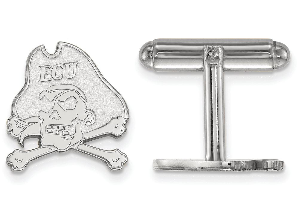 LogoArt Sterling Silver East Carolina University Cuff Links