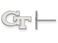 LogoArt Sterling Silver Georgia Institute Of Technology Xs Post Earrings