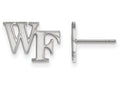 LogoArt Sterling Silver Wake Forest University Xs Post Earrings