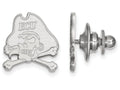 LogoArt Sterling Silver East Carolina University Lapel Pin