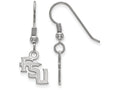 LogoArt Sterling Silver Florida State University Xs Dangle Earrings Wire