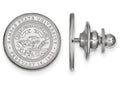LogoArt Sterling Silver Kansas State University Crest Lapel Pin