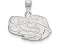 LogoArt Sterling Silver Louisiana State University Small Pendant Necklace