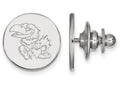 LogoArt Sterling Silver University Of Kansas Lapel Pin