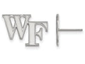 LogoArt Sterling Silver Wake Forest University Small Post Earrings
