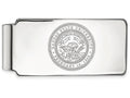 Logoart 925 Sterling Silver Kansas State University Money Clip Crest