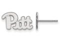 LogoArt Sterling Silver University Of Pittsburgh Xs Post Earrings