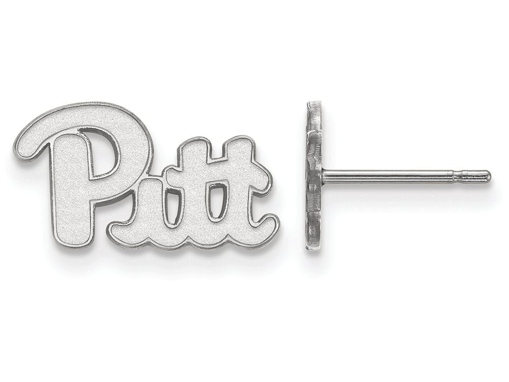 LogoArt Sterling Silver University Of Pittsburgh Xs Post Earrings