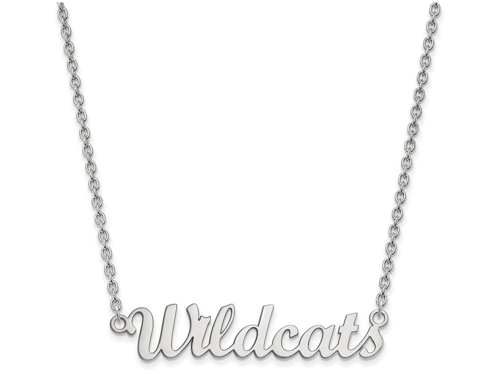 LogoArt Sterling Silver Kansas State University Medium Pendant Necklace