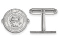 LogoArt Sterling Silver University Of Illinois Crest Cuff Link