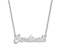 LogoArt Sterling Silver University Of Louisville Medium Pendant Necklace