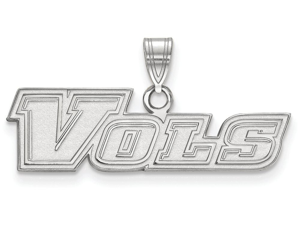 LogoArt Sterling Silver University Of Tennessee Small Pendant Necklace