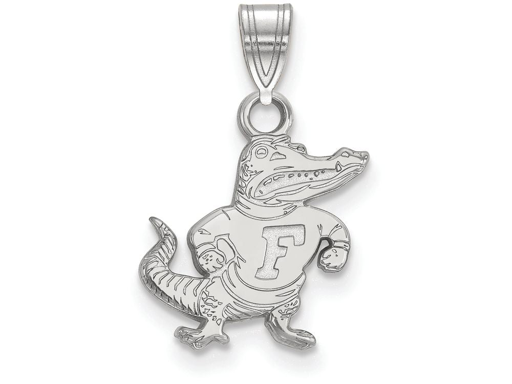 LogoArt Sterling Silver University Of Florida Small Pendant Necklace