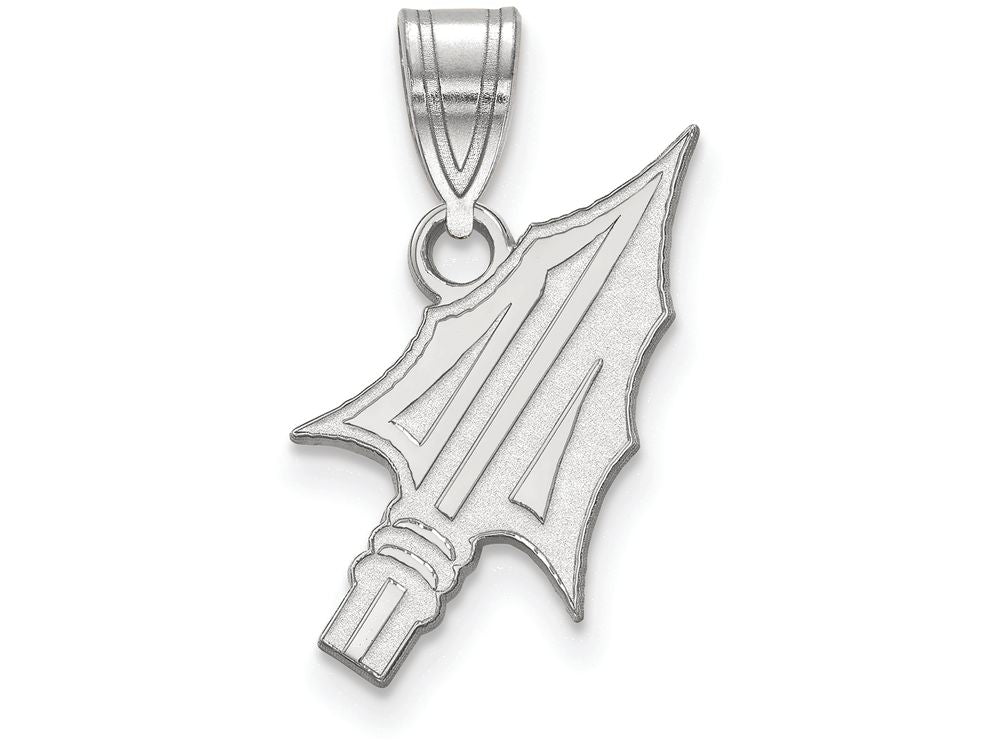 LogoArt Sterling Silver Florida State University Medium Pendant Necklace