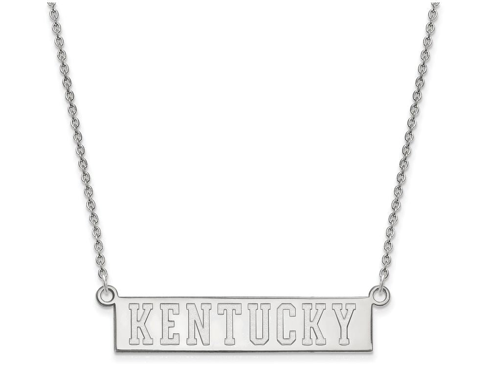 LogoArt Sterling Silver University Of Kentucky Small Pendant Necklace