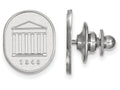 LogoArt Sterling Silver University Of Mississippi Crest Lapel Pin