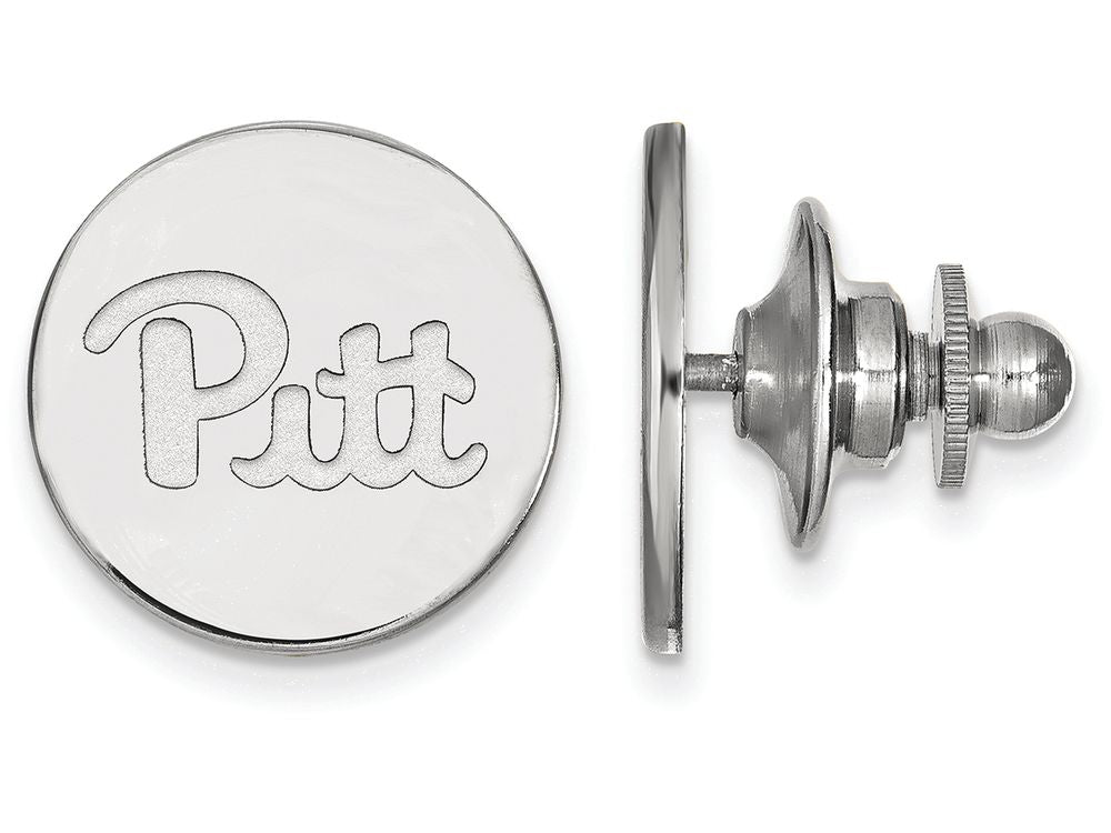 LogoArt Sterling Silver University Of Pittsburgh Lapel Pin