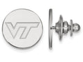 LogoArt Sterling Silver Virginia Tech Lapel Pin