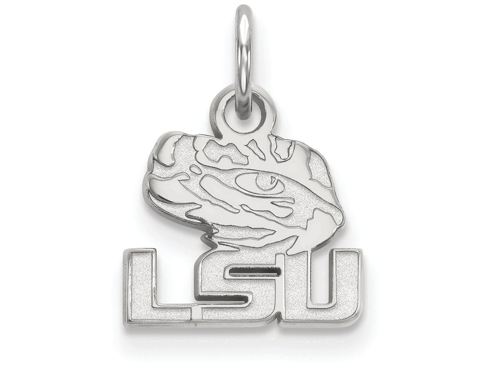 LogoArt Sterling Silver Louisiana State University Xs Pendant Necklace