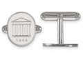 LogoArt Sterling Silver University Of Mississippi Crest Cuff Link