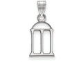 LogoArt Sterling Silver University Of Georgia Small Pendant Necklace