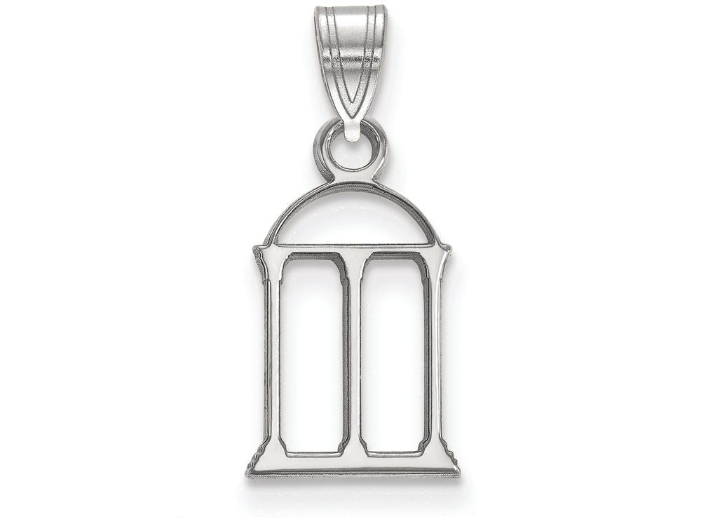 LogoArt Sterling Silver University Of Georgia Small Pendant Necklace