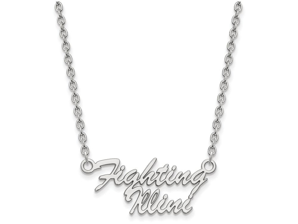 Logoart 925 Sterling Silver University Of Illinois Alumni Association Pendant