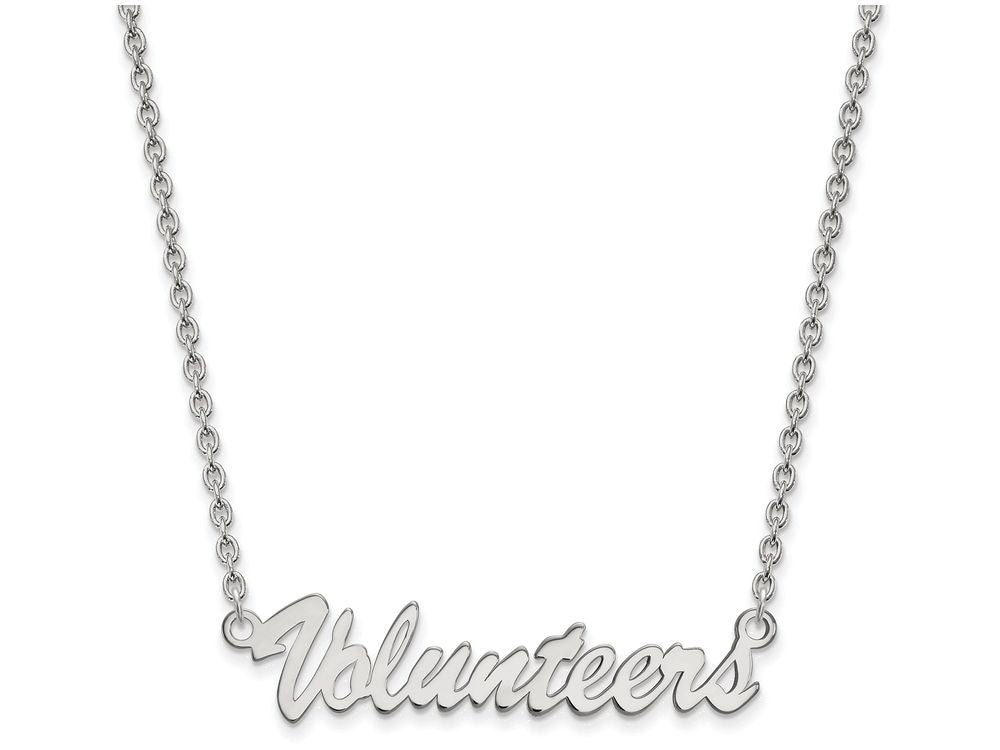 LogoArt Sterling Silver University Of Tennessee Medium Pendant Necklace