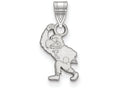 LogoArt Sterling Silver University Of Iowa Small Pendant Necklace
