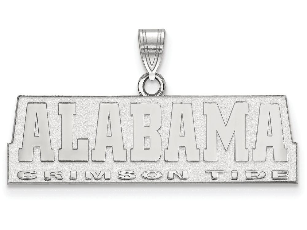 LogoArt Sterling Silver University Of Alabama Small Pendant Necklace