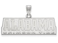 LogoArt Sterling Silver University Of Alabama Small Pendant Necklace