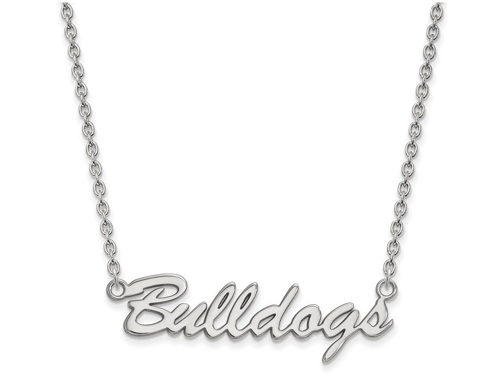 LogoArt Sterling Silver University Of Georgia Pendant Necklace