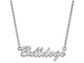 LogoArt Sterling Silver University Of Georgia Pendant Necklace