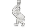 LogoArt Sterling Silver University Of Iowa Large Pendant Necklace