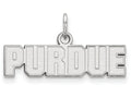 LogoArt Sterling Silver Purdue Xs Pendant Necklace