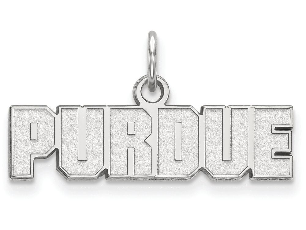 LogoArt Sterling Silver Purdue Xs Pendant Necklace